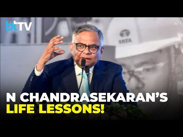 Tata Sons Chairman N Chandrasekaran Shares Life Lessons On Hard Work, Failure And Success