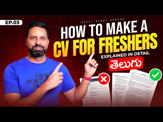 How to make a CV for Freshers? Data Analyst. JD to Job Offer. Ep 03. AskJai. Telugu