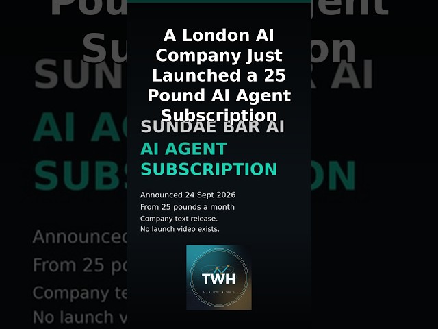 A London AI Company Just Launched a 25 Pound AI Agent Subscription