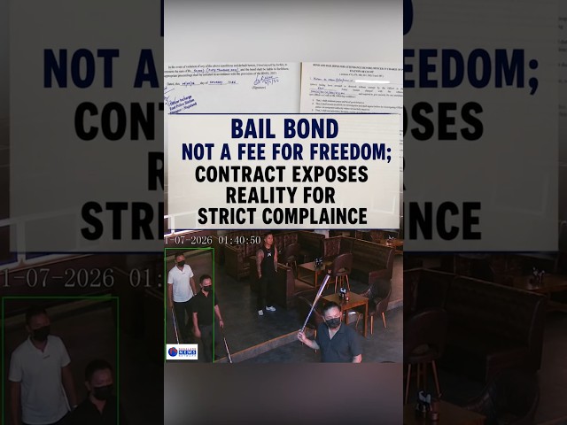 BAIL BOND NOT A FEE FOR FREEDOM; CONTRACT EXPOSES REALITY FOR STRICT COMPLAINCE