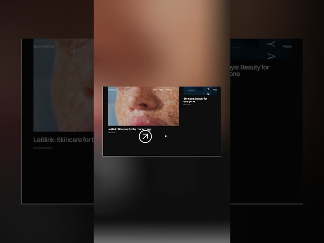 Modern Skincare Website UI Design | Luxury Beauty Web Design Inspiration ✨