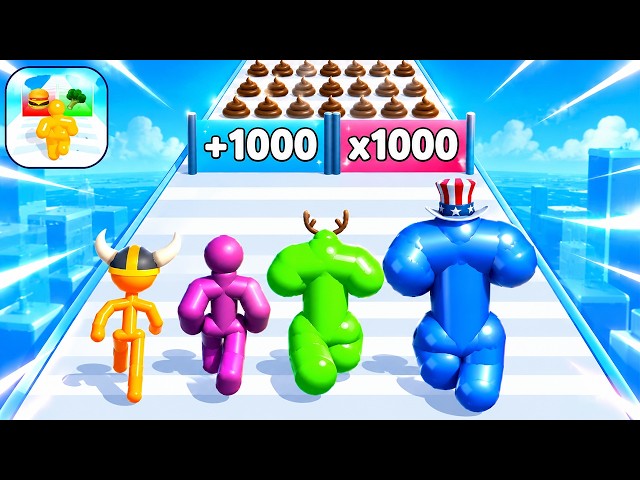 TALL MAN RUN - Satisfying Mobile Gameplay (Android,iOS) Tutorial Latest Update Freeplay Max Skills