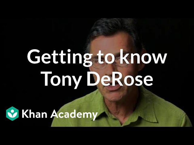 Getting to know Tony DeRose | Environment modeling | Computer animation | Khan Academy