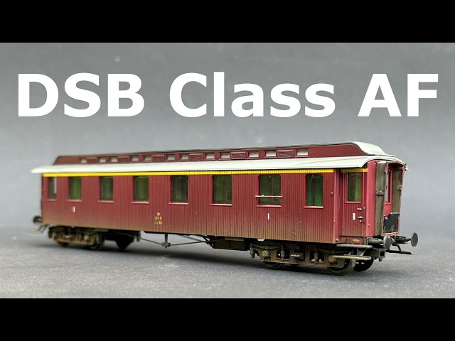 DSB Class AF (III) from Heljan - Unboxing and Weathering