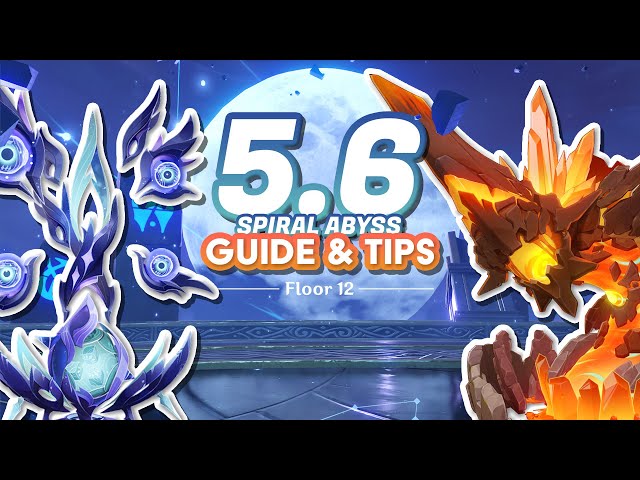 Guide and Tips on BEATING Floor 12 - 5.6 Spiral Abyss! | Genshin Impact