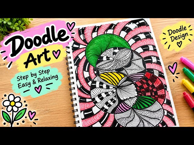 Daily 🔴 Live Relaxing Doodle Art' 🖌️🎨🌸@disharushcreativeworld #art #artist #youtube