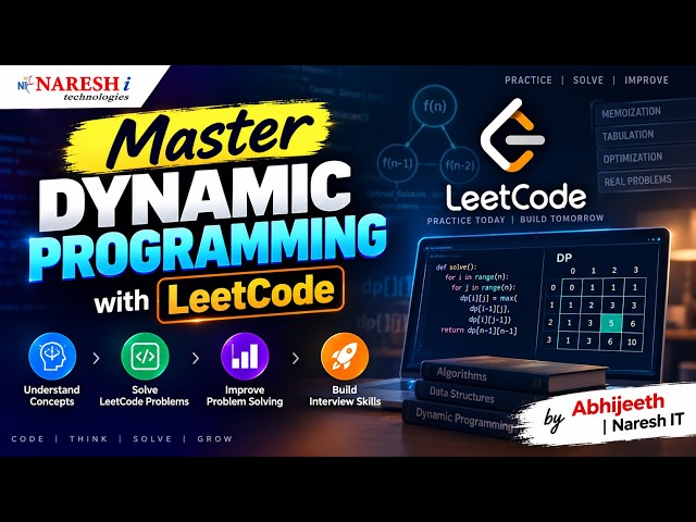 Master Dynamic Programming with LeetCode | Abhijeeth | Naresh IT