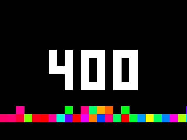 400 Seconds Timer ‐ Flowing Pixels