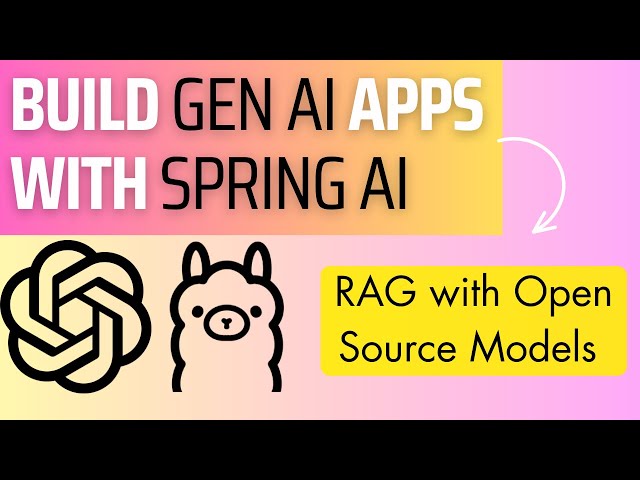 14. Spring AI : RAG using Open Source Models using Ollama !