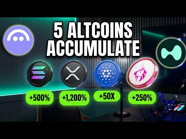 5 Altcoins to Buy Before the Bull Run Starts