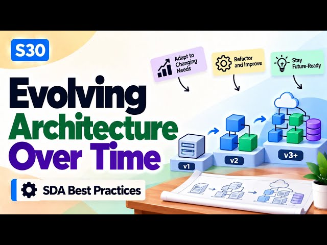 S30 | Evolving Architecture Over Time | SDA Best Practices | Uplatz