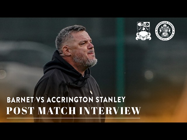 Dean Brennan Post-Match | Accrington Stanley