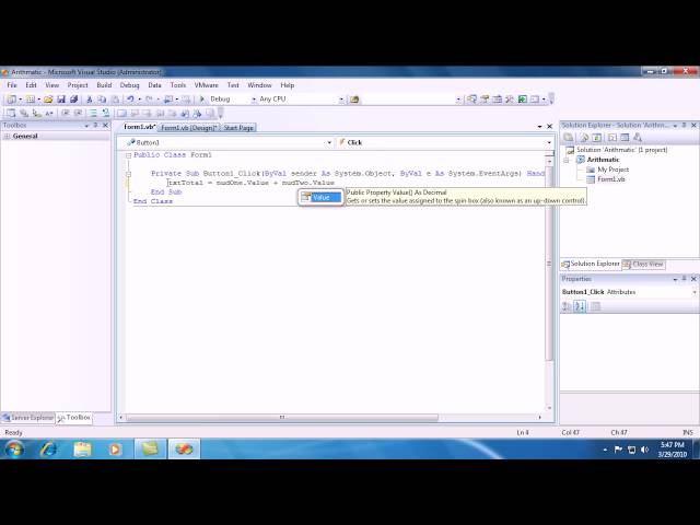 VB.NET Training  - Math Operators - 4