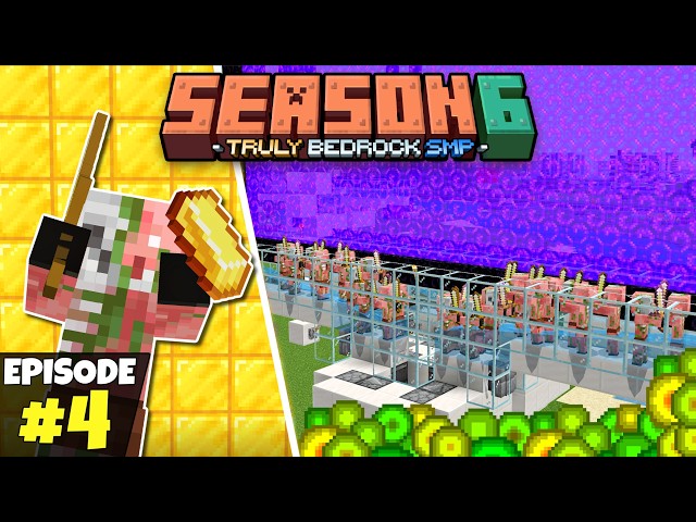 INSANE GOLD FARM! Minecraft 1.21 Let's Play Episode 4! (Truly Bedrock S6)