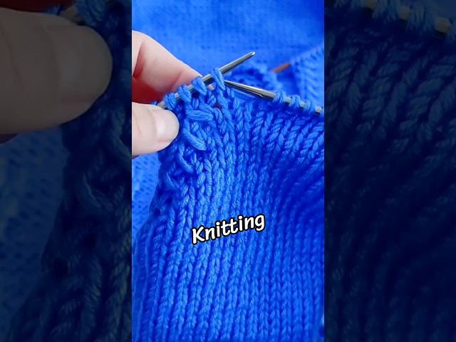 Sweater Design Knitting Edge Stitches 🧶#knitting