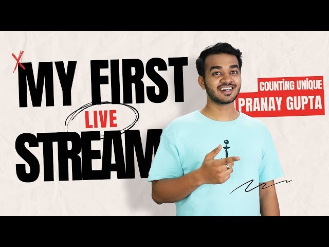 1st Live Stream!