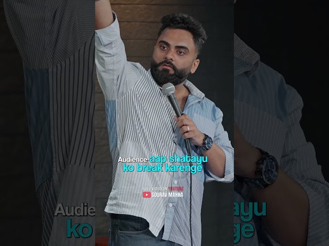 Nangu pungu audience 😂😂# #gouravmahna #standupcomedy #comedy #marriedbachelor #funny