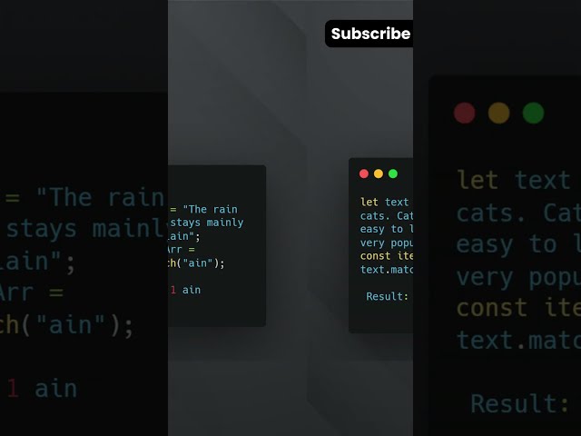 10 Day: JavaScript String Search
