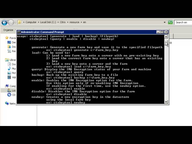 Citrix XenApp 6.5 Lesson 8 Enabling IMA Encryption