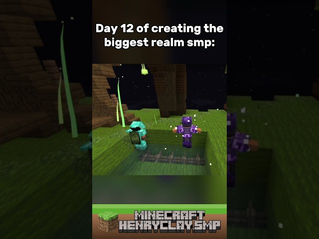 Day 12 of creating the biggest realm smp: #minecraft #gaming #bedrock