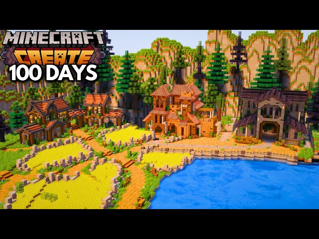 I Survived 100 Days with Create Mod in Hardcore Minecraft!