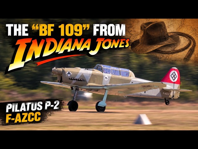 Pilatus P-2 F-AZCC: The “Bf 109” from Indiana Jones | Engine Start & Flight