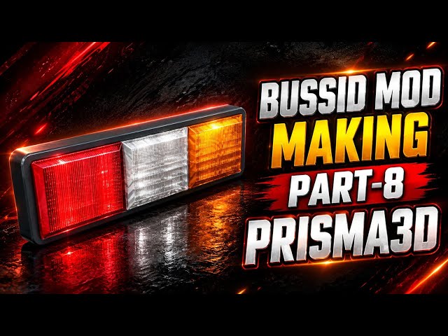 BUSSID Mod Making Part 8 | Complete Bus Body Modeling in Prisma3D | Android 3D Tutorial #meshmill 