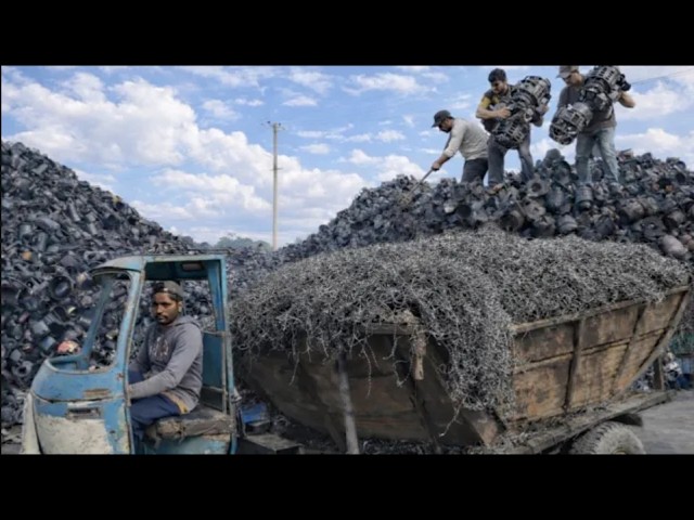 Amazing Recycling Process: Inside Factory Process Of Metal Scrap into Strong Iron Rods