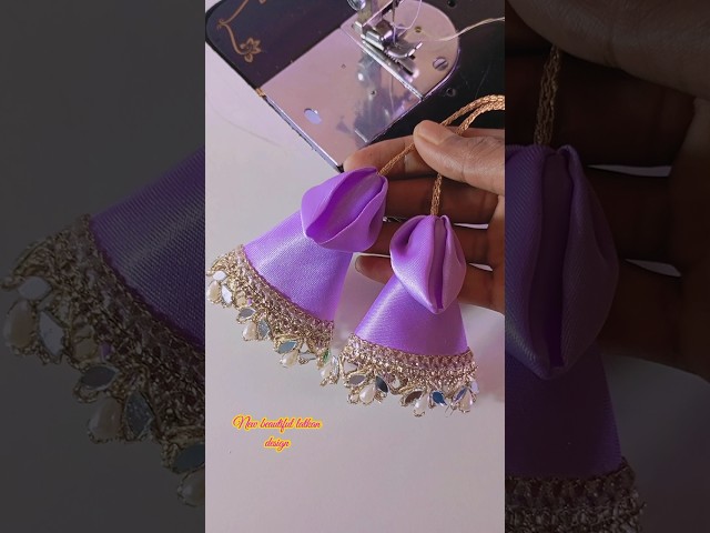 🥰👌Trending Blouse Latkan Cutting & Stitching 💜 Easy Sewing Tutorial #shorts #latkandesign