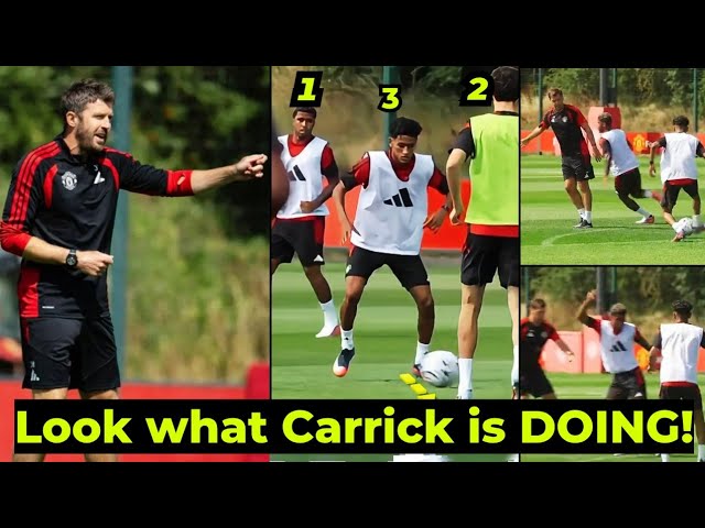 Michael Carrick's NEW Crazy TACTICS ahead of Atletico Madrid SHOCKS Man United Fans.