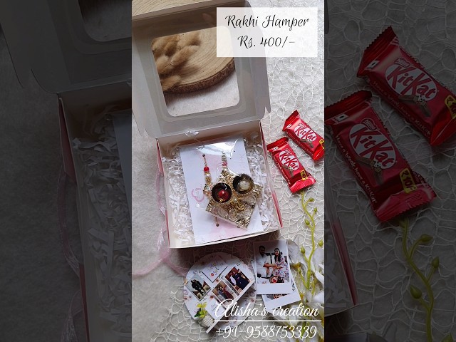 Rakhi Hamper || Personalised Rakhi Hamper || Handmade Rakhi Hamper || 3D Fridge Magnet #rakhi2024 ❤️