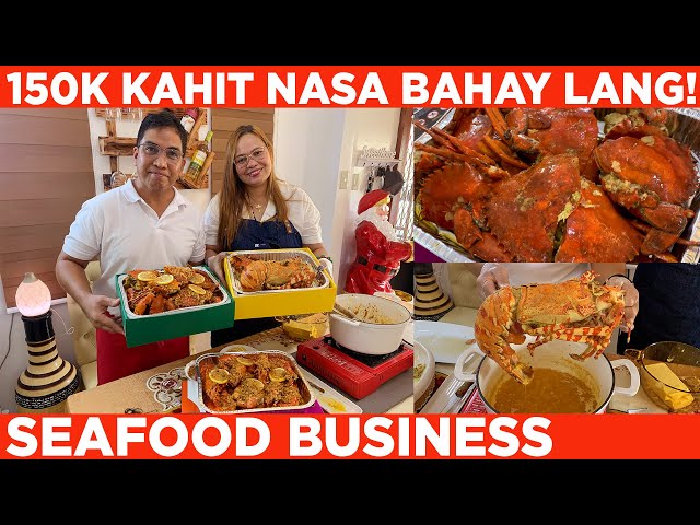 SEAFOOD BUSINESS 150K ANG KITA SA BAHAY LANG! (W/ RECIPE + COSTING)