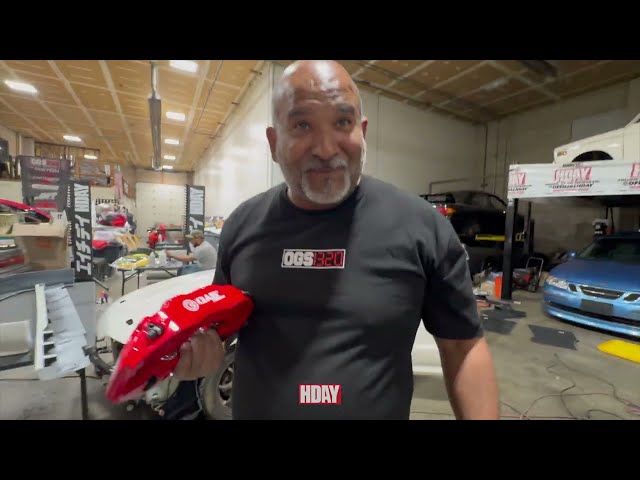 UNBOXING A BIG BRAKE KIT FOR OUR GIVEAWAY CAR!
