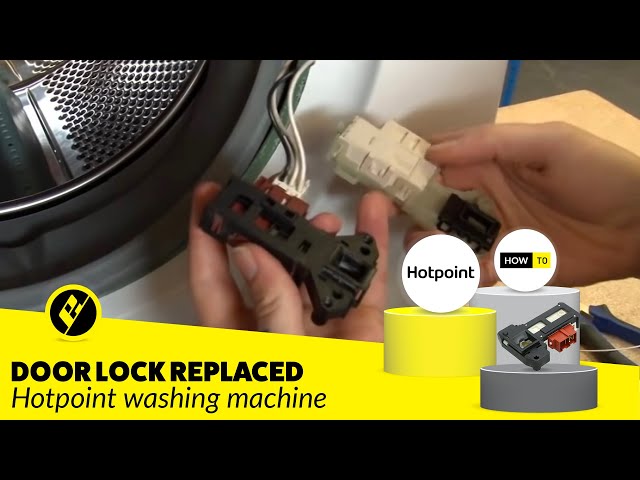How to Replace a Washing Machine Door Lock on a Hotpoint Washer