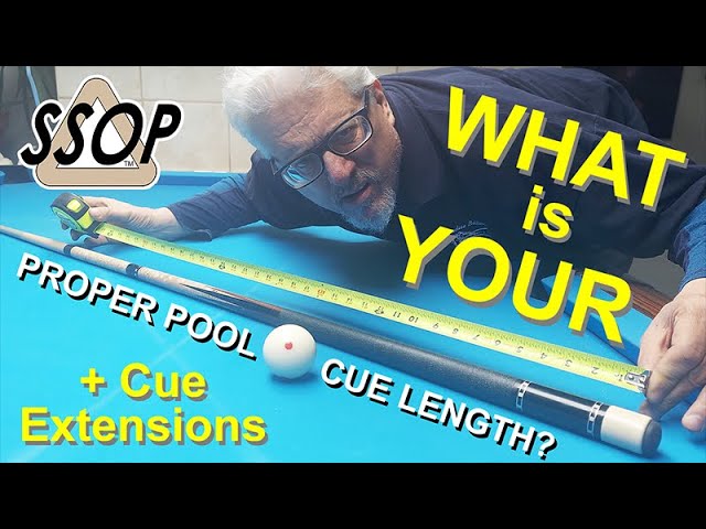 Proper Pool Cue Length + Tall Player Extensions