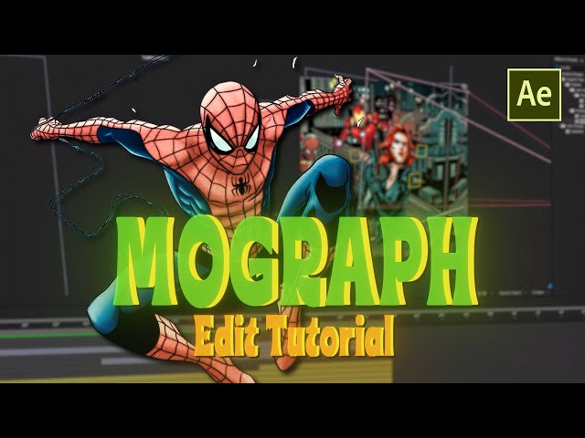 Mograph Editing Style Tutorial | After Effects