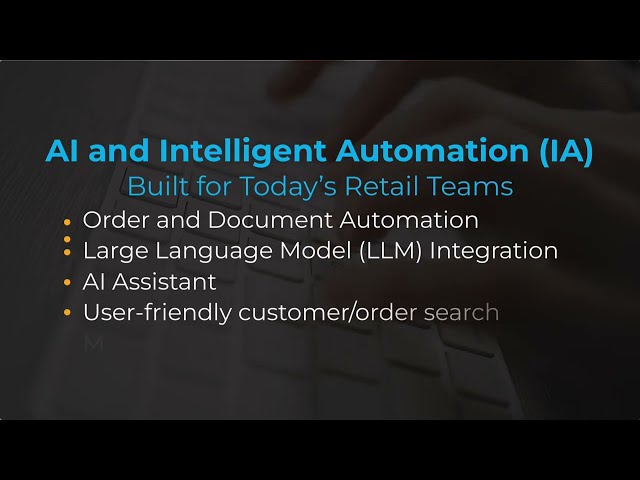 AI and Intelligent Automation Embedded in OMS+