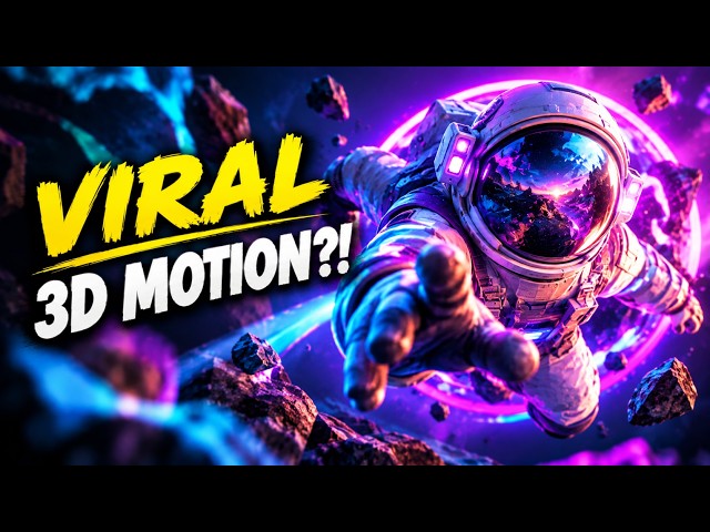 Create VIRAL 3D Motion Graphics with 100% Free AI