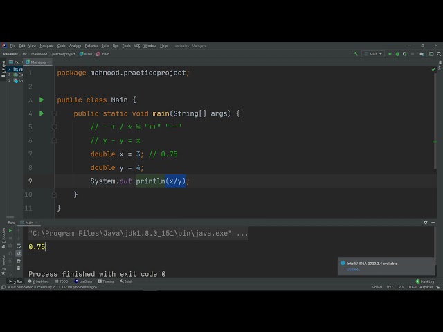 arithmetic operators | Java Basics part 2 sohar university