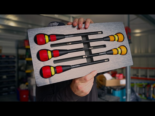 VESSEL Ball Grip Ratchet Screwdriver Set! With Integrated Stubby!