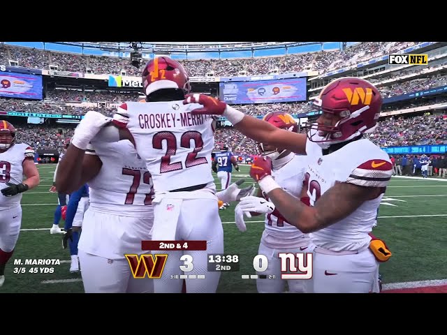 Bill Croskey-Merritt's Best Plays From 96-Yard Game vs. Giants | NFL Week 15