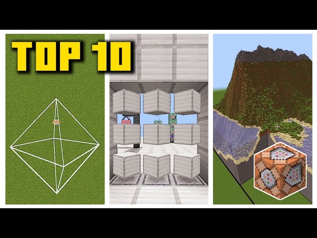 Top 10 Incredible Minecraft BEDROCK Command Creations – Community Showcase!