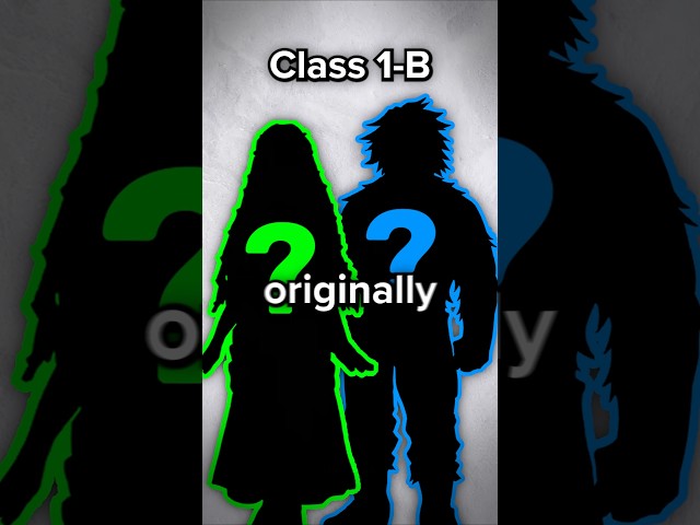 Class 1-B characters that were supposed to be Class 1-A students #mha