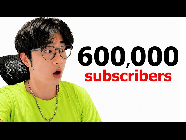 sleeping for 600K subs