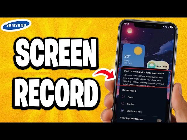 How to Screen Record on Samsung Phones (Best Method)