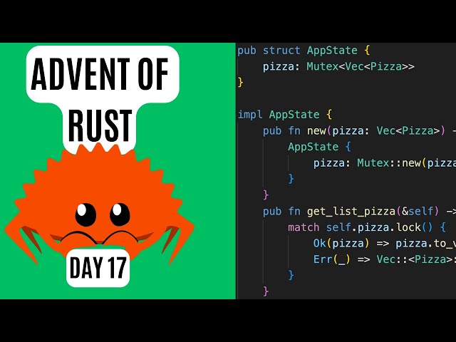Advent of Rust - DAY17 - Mutex and concurrency