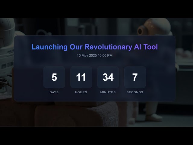 ⏳Countdown For New Product 🌐 | Countdown Timer App