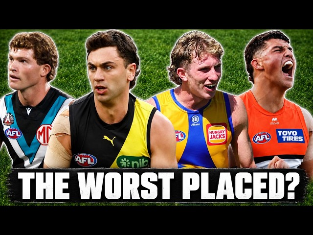 Which AFL NON FINALIST is in the WORST Position?