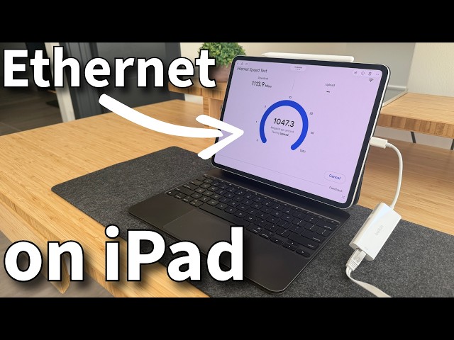 I Tested Ethernet vs WiFi and Cellular Speeds on M5 iPad Pro and M4 iPad Air. INSANE Differences.