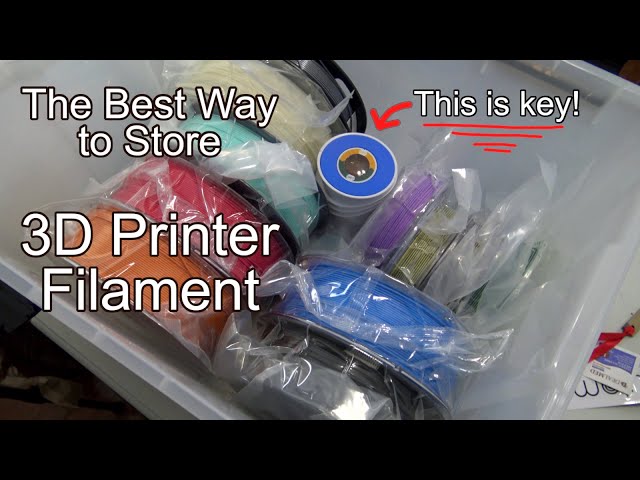 This is the best way to store 3d Printer Filament